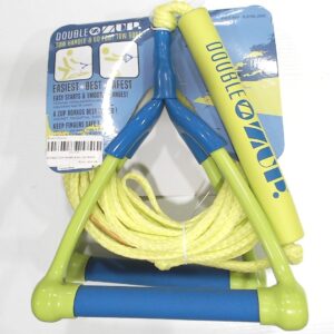 Double Zup Handle w/60' Rope - Yellow