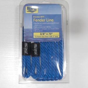 Marpac Blue Fender Line - 3/8" x 72"