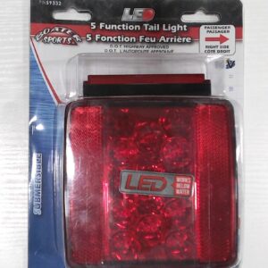 Boater Sports Square Submersible LED Trailer Tail Light - Passenger Side