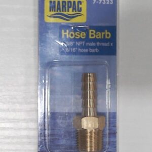 Marpac Hose Barb - 3/8" X 5/16"