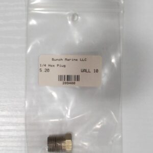 Donovan Marine 1/4" Hex Plug