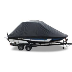 Carver Cover for Tige Z3 Inboard w/ Alpha E3 Tower and Bimini Top Open w/o SWPF Coverage (23-25) – Black