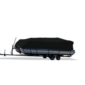 Tracker/ Bass Tracker/ Sun Tracker Fishin' Barge 22 DLX Cover (13-26) - Black