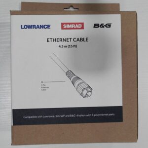 Lowrance ETHEXT-15YL 15' Ethernet Cable
