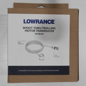 Lowrance 9-Pin Shoot-Thru Hull Pod Med/High CHIRP with Remote Temp