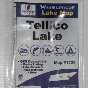 Kingfisher Maps Waterproof Lake Map – Tellico Lake