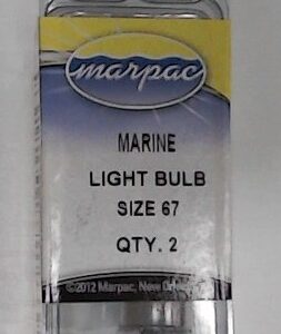 Marpac Single Contact Bayonet Base Bulbs - Size 67