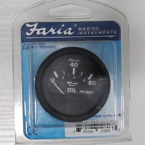 Faria 12803 Euro 2" Oil Pressure Gauge 80 PS