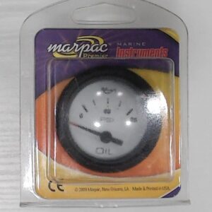 Marpac Domed Gauges - Oil Pressure Gauge 80 PSI