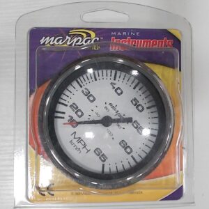 Marpac Domed Gauges with Stainless Bezel - Speedometer 65 MPH