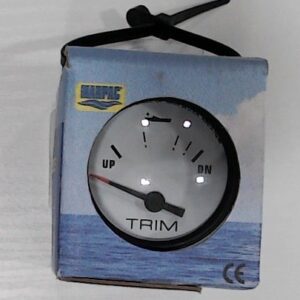 Marpac Domed Gauges with Stainless Bezel - Trim Gauge (Mercury/Yamaha)