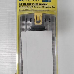 Blue Sea ST-Blade Common Source Fuse Block - 12 Circuits with Negative Bus