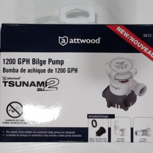 Attwood Tsunami Mk2 Series Non-Automatic Cartridge Bilge Pump - 1,200 GPH