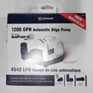Attwood Sahara Mk2 Automatic Bilge Pump - 1,200 GPH