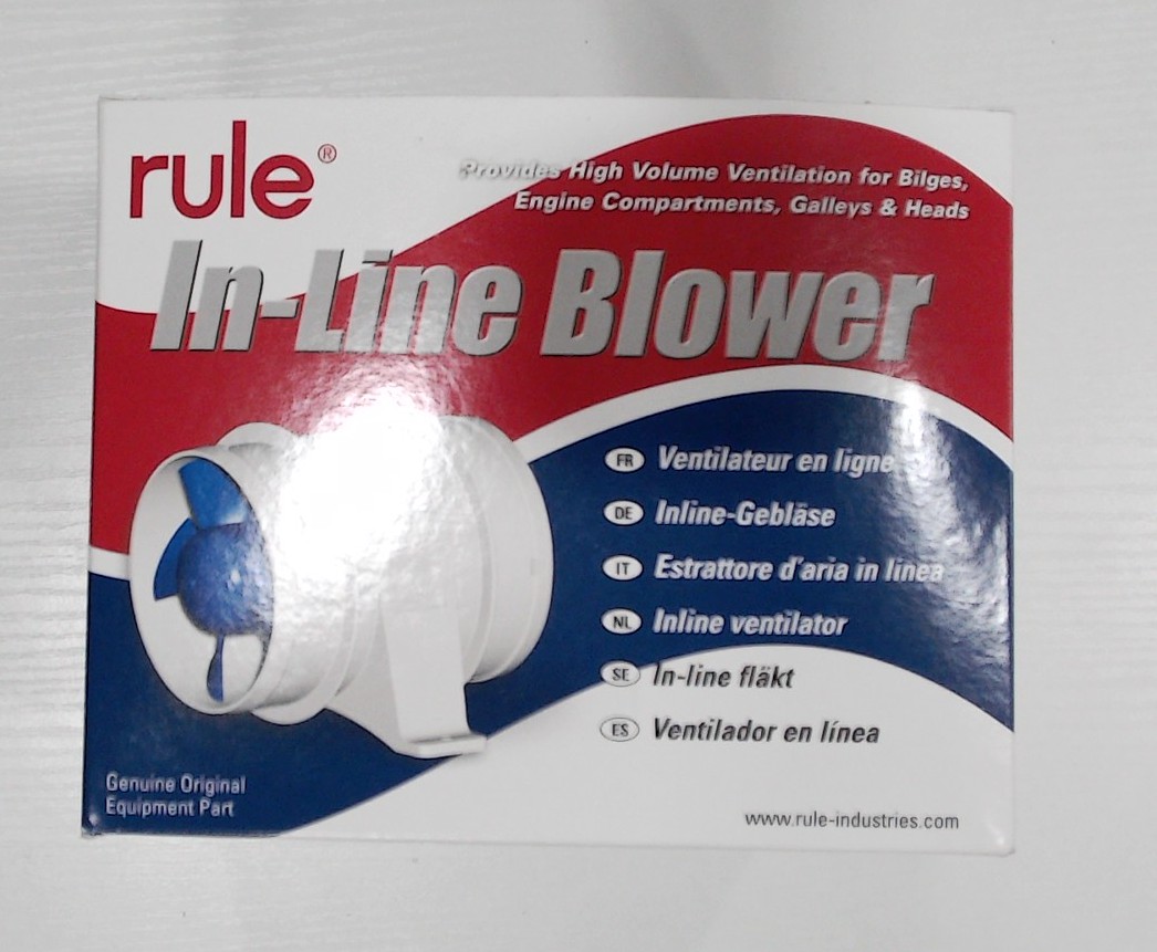 Rule 12V In-Line Blower - 3”