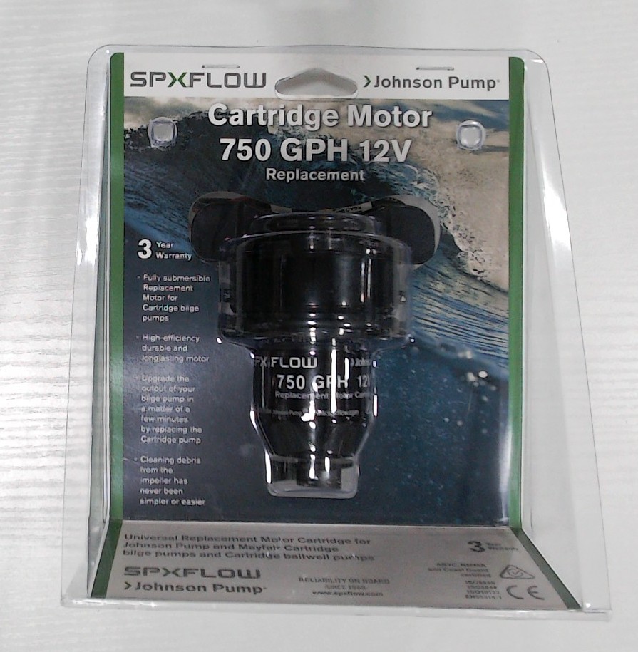 Johnson Cartridge Pump Replacement Motor - 750 GPH