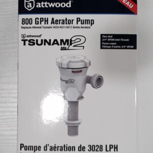 Attwood Tsunami Mk2 Series Aerator Pump - Thru-Hull 800 GPH