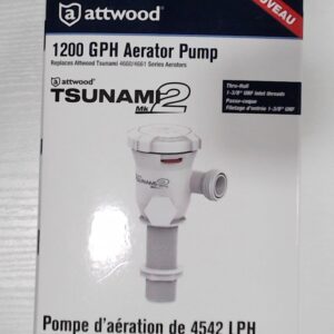 Attwood Tsunami Mk2 Series Aerator Pump - Thru-Hull 1,200 GPH