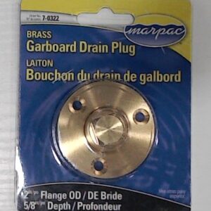 Marpac Garboard Brass Drain Plugs