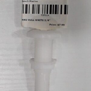 Perko White Thru-Hull Connectors for Use with Hose - 5/8”