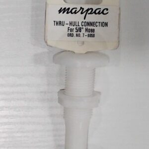 Marpac White Thru-Hull Connectors - 5/8”