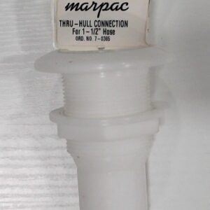 Marpac White Thru-Hull Connectors