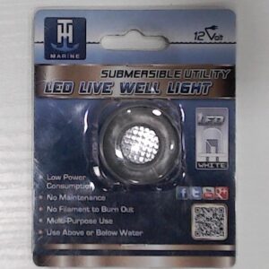T-H Marine LED 12V Flush Head LED Livewell/Utility Light