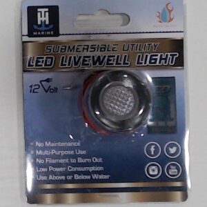 T-H Marine LED 12V Flush Head LED Livewell/Utility Light