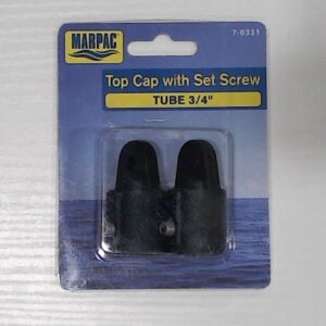 Marpac Black Nylon Top Caps with Set Screw