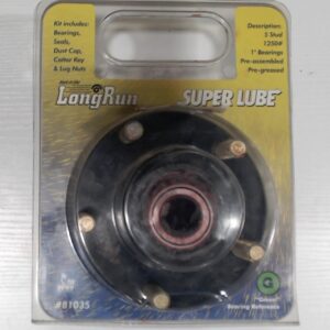 Dexter 5 Stud Superlube Hub Kit/1 inch with Lug Nuts