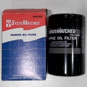 SysteMatched Evinrude Johnson OMC Marine Oil Filter